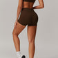 Selene Shorts in Brown