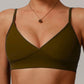 Gaia Bra in Moss Brown
