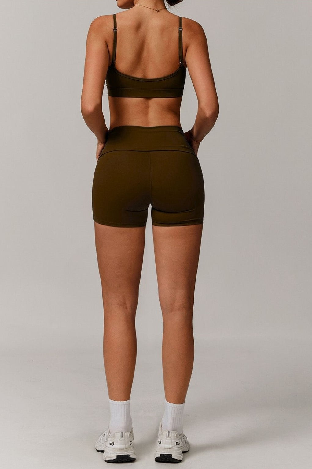 Gaia Bra in Moss Brown