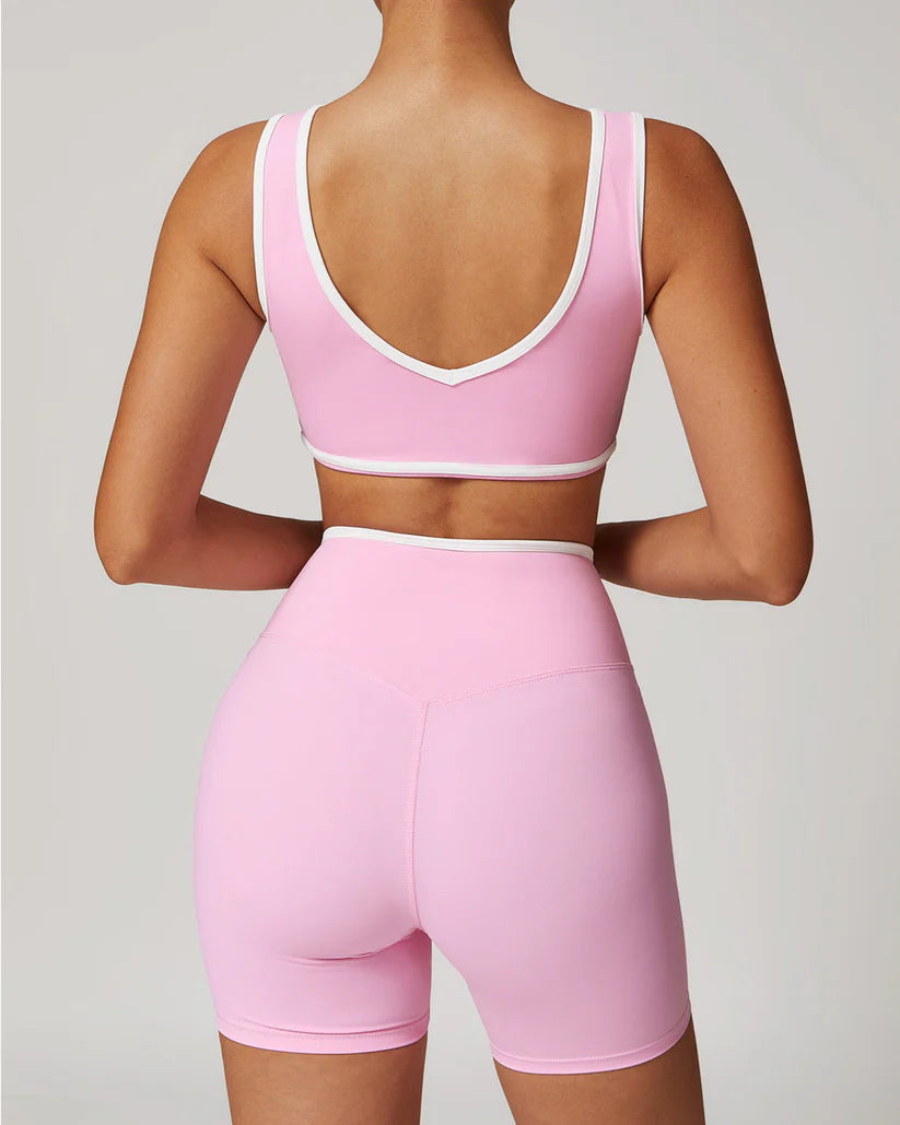 Aphrodite Short Set in Pink