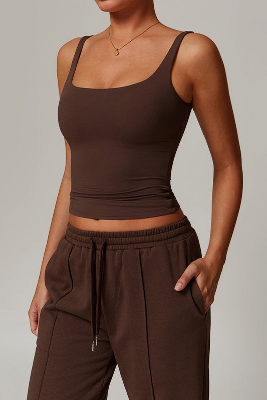 Rhea Top in Brown
