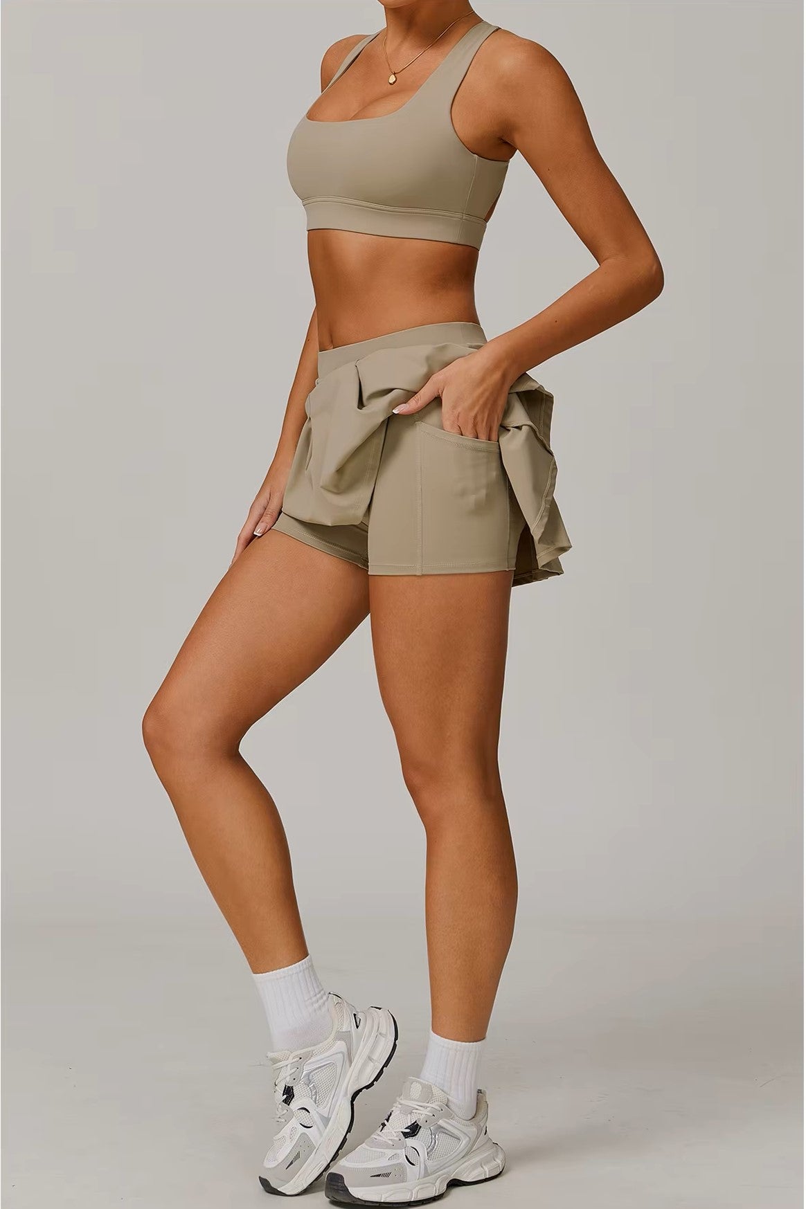 Aphrodite Skirt in Khaki