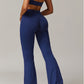 Juno Flared Leggings in Navy