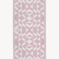 Andalucia Jacquard Beach Towel - Dusty Pink