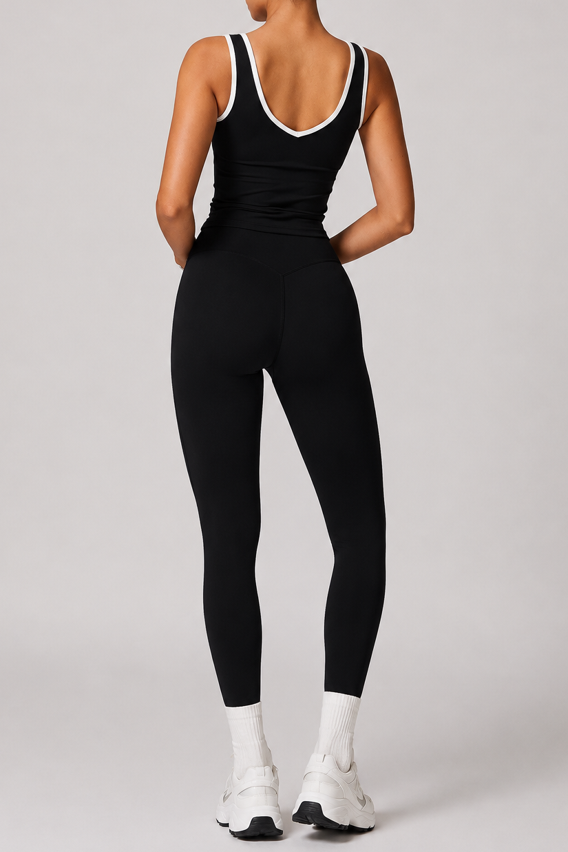 Aphrodite Long Set in Black