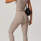 Athena Crop Top in Beige