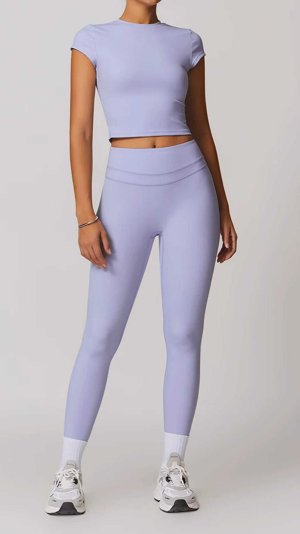 Athena Crop Top in Purple