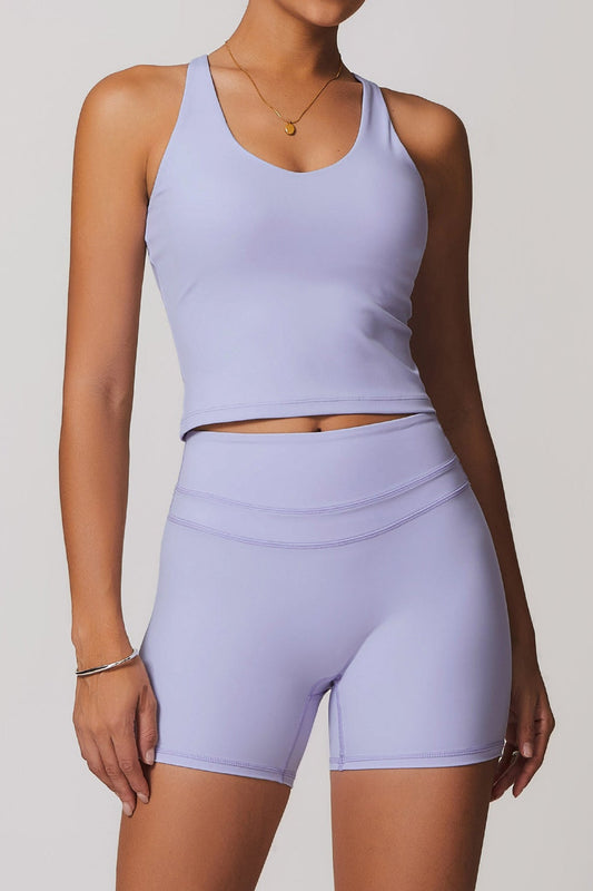 Athena Top in Purple