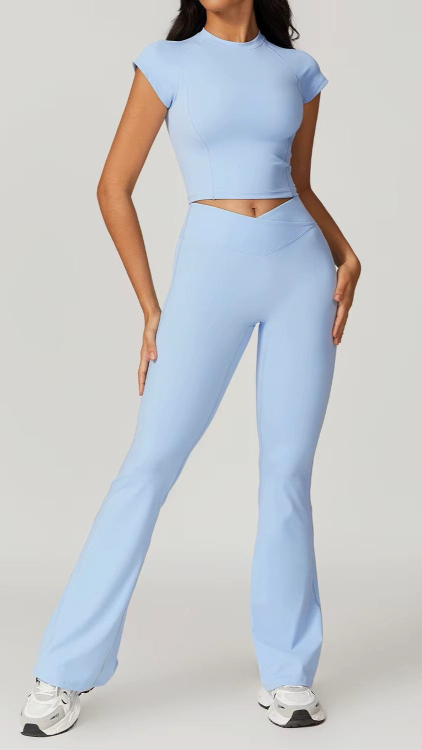 Chloe Top in Sky Blue