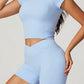 Chloe Top in Sky Blue