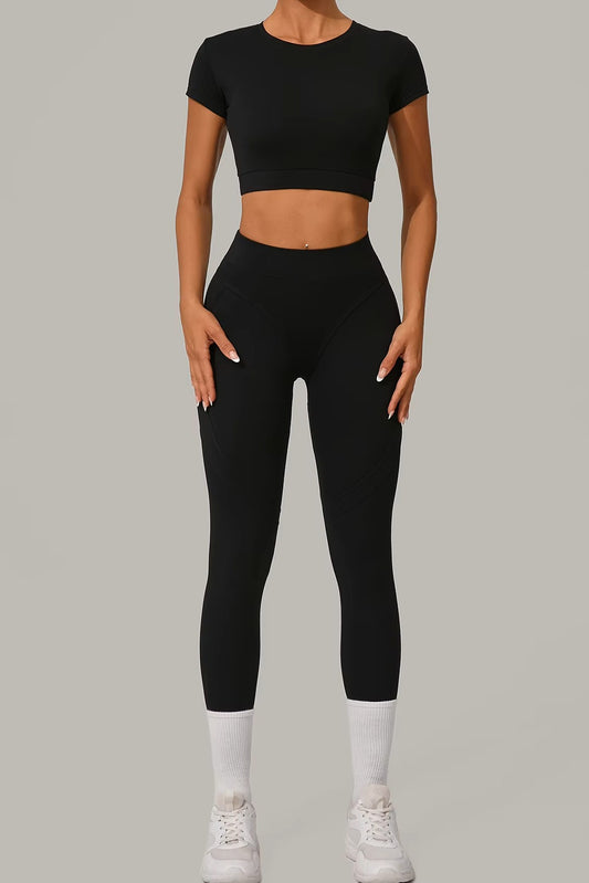 Chloe Activewear Set in Black