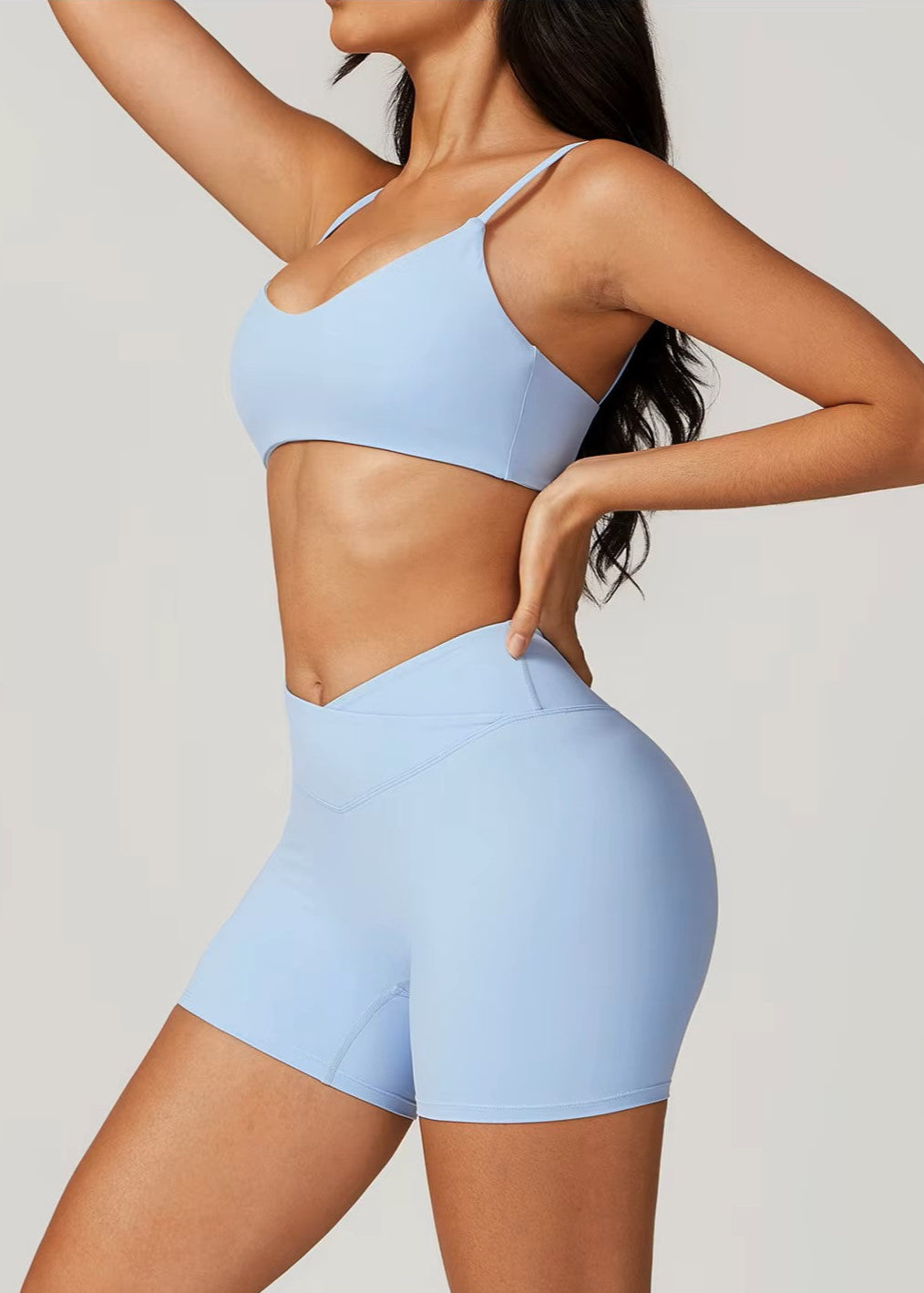 Chloe Shorts in Sky Blue