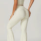 Chloe Flared Leggings in Ivory
