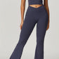 Chloe Flared Leggings in Navy