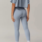 Selene Crop Set in Sky Grey