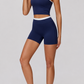 Thalia Shorts Set in Navy