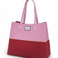 Pink & Red Neoprene Beach Bag