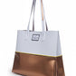 White & Bronze Neoprene Beach Bag
