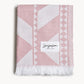 Andalucia Jacquard Beach Towel - Dusty Pink