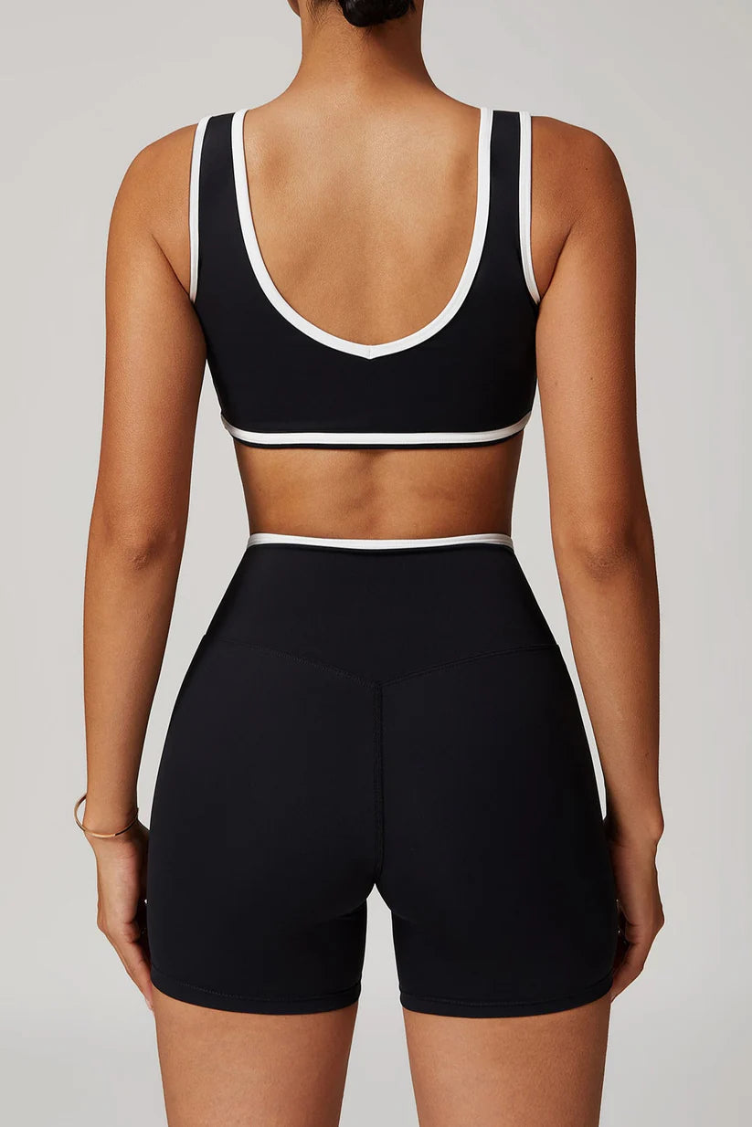 Aphrodite Short Set in Black