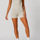 Zoe Bodysuit in Beige