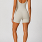 Zoe Bodysuit in Beige