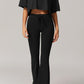 Selene Flared Leggings in Black