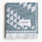 Zipolite Jacquard Beach Towel - Emerald