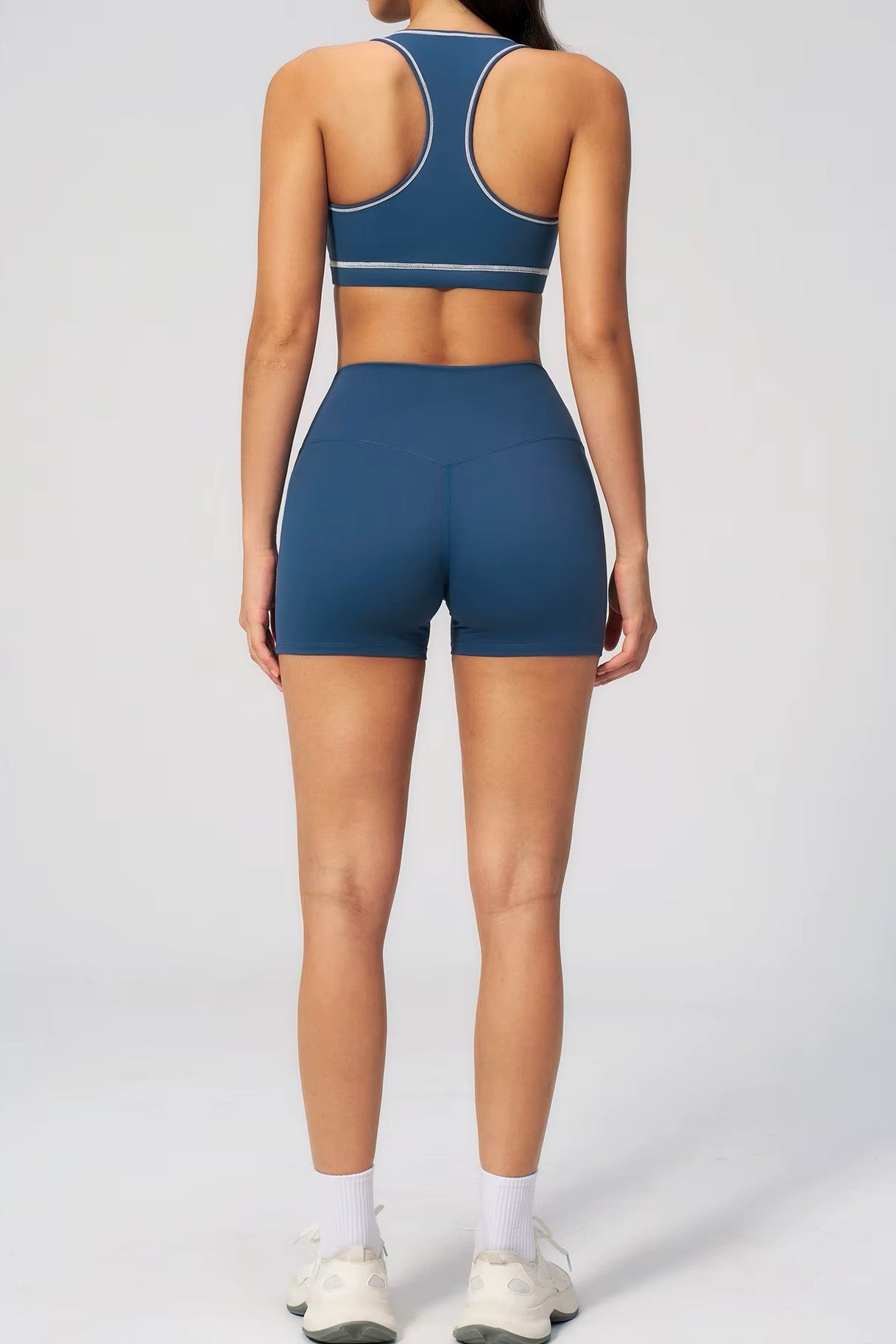Zoe Shorts Set in Blue